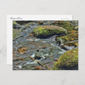 Rivier Dart bij Dartmeet Dartmoor Briefkaart (Voorkant / Achterkant)