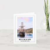 Rivier Dart, Dartmouth, Devon Kaart (Voorkant)