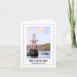 Rivier Dart, Dartmouth, Devon Kaart