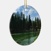 Rivier de Deschutes, Oregon Keramisch Ornament (Rechts)