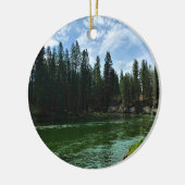 Rivier de Deschutes, Oregon Keramisch Ornament (Links)