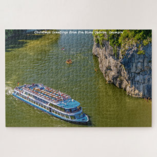 Rivier de Donau  Duitsland. Legpuzzel