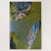 Rivier de Donau  Duitsland. Legpuzzel (Verticaal)