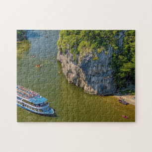 Rivier de Donau Duitsland. Legpuzzel