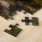 Rivier die stroomt uit de Briksdal-gletsjer Legpuzzel (Zijkant)