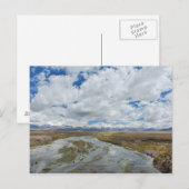 Rivier en bergen, Bolivia. Briefkaart (Voorkant / Achterkant)