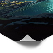 Rivier en kliffen in Captivating Canyon Poster (Hoek)