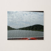 Rivier Foto Puzzel met cadeau boot (Horizontaal)