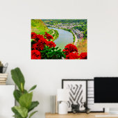 Rivier in Cochem, Duitsland, Poster (Thuiskantoor)