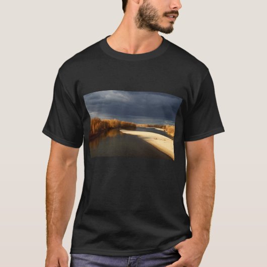 Rivier in de herfst t-shirt (Voorkant)