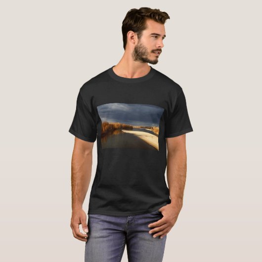 Rivier in de herfst t-shirt (Voorkant volledig)