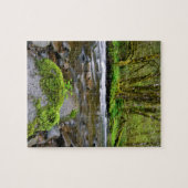 Rivier in groen bos, Oregon Legpuzzel (Horizontaal)