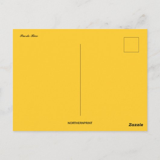 Rivier in Puerto Rico Briefkaart (Achterkant)