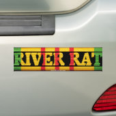 Rivier Inf. Rivierrat VSM Bumpersticker (Op auto)