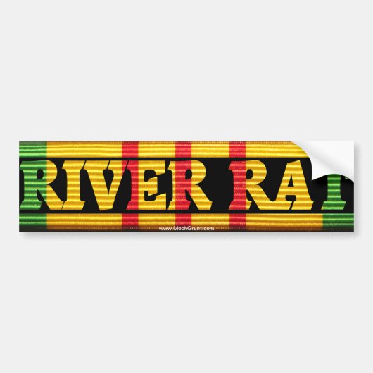 Rivier Inf. Rivierrat VSM Bumpersticker (Voorkant)