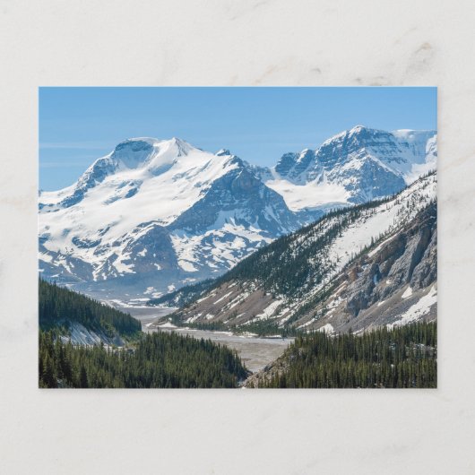 Rivier langs Icefields Parkway Highway 93 - Canada Briefkaart (Voorkant)