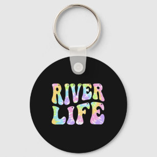 Rivier Leven Pret Vissen Varen Rivier Bum Vrouwen Sleutelhanger