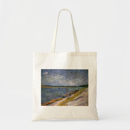 Rivier met roeiboten door Vincent van Gogh Tote Bag (Voorkant)