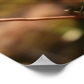 Rivier met roze en gele bloemen poster (Hoek)