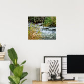 Rivier Natuur Foto Rumi Vers Poster (Thuiskantoor)