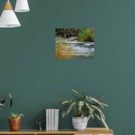 Rivier Natuur Foto Rumi Vers Poster