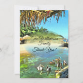 Rivier Ontmoet Oceaan Dank je 0330 Bedankkaart (Voorkant)