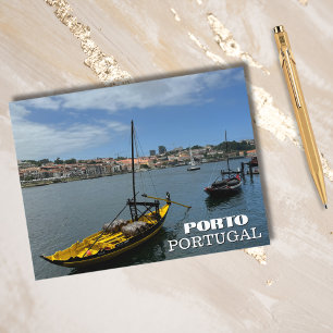 Rivier Porto Portugal Fotografie, Reizen Feestdagenkaart