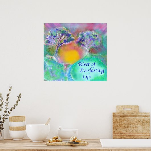 rivier poster (Keuken)