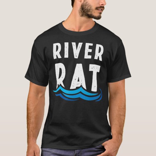 Rivier Rat Drijvende T Rafting Guide T-shirt (Voorkant)
