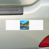 Rivier Rogue Siskiyou Woud Oregon Bumpersticker (Op auto)