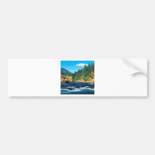 Rivier Rogue Siskiyou Woud Oregon Bumpersticker (Voorkant)