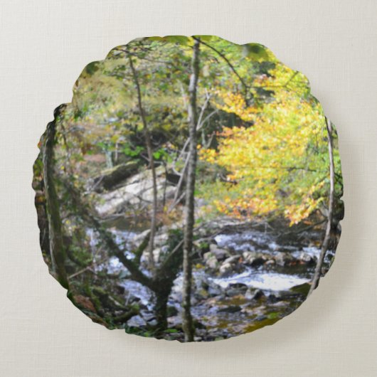 rivier rond kussen (Voorkant)