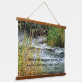Rivier Rumi Poëzie Vers Hangend Wandkleed (Gebogen)
