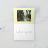 Rivier Scène Dank Je Bedankkaart (Binnen)