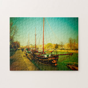Rivier Seine Parijs. Legpuzzel
