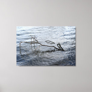 Rivier, Stilleven Canvas Afdruk