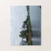 Rivier Trent en Nottingham Forest Stadion Legpuzzel (Verticaal)