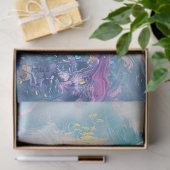 Rivier van bloemen paard tissuepapier (Geschenk)