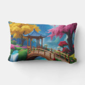 Rivier van Dromen - Fantasy Turquoise River Kussen (Achterkant)