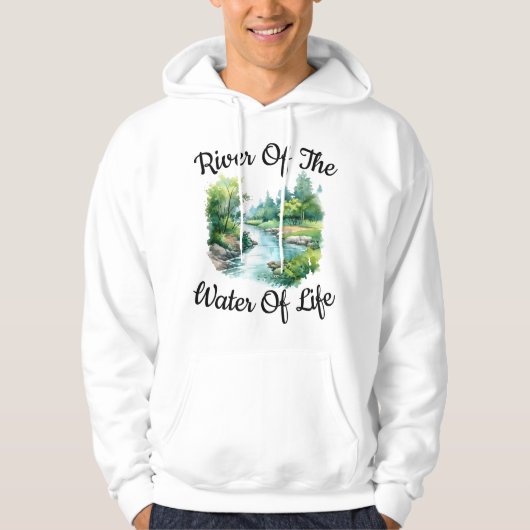 Rivier van het Water des Levens Hoodie (Voorkant)