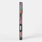 Rivier van kleuren Flow Paint Art iPhone Hoesje (Rechterkant)