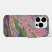 Rivier van kleuren Flow Paint Art iPhone Hoesje (Achterkant horizontaal)