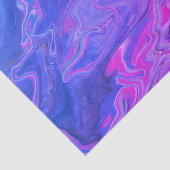 Rivier van kleuren Flow Paint Art Tissuepapier (Detail)