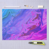 Rivier van kleuren Flow Paint Art Tissuepapier (Craft)