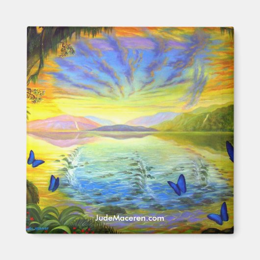 Rivier van Life-Magnet Magneet (Voorkant)