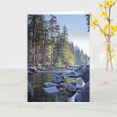 Rivier | van Merced Nationaal Park Yosemite bij Kaart (Gele Bloem)