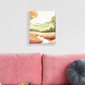Rivier van natuur | Natuurlandschap van de Waterve Canvas Afdruk (Insitu (Woonkamer))