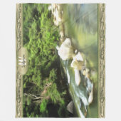 Rivier Zuid 0365 Fleece Deken (Voorkant)