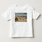 Riviera Beach, Florida - Sunbathers op Beach Kinder Shirts (Voorkant)