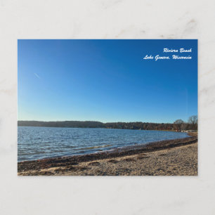 Riviera Beach in het Briefkaart van de Wisconsin v
